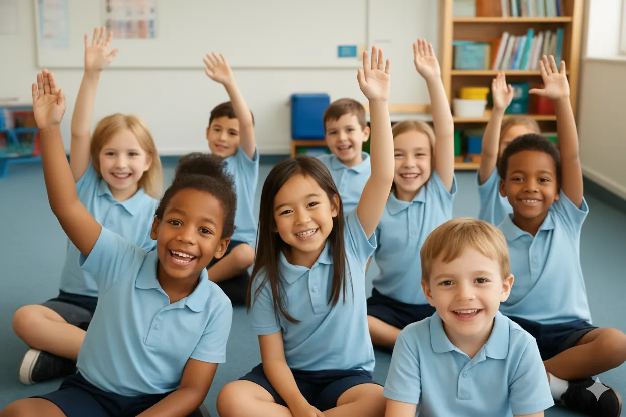 Parent reading with child preparing for school entry testing — early literacy skills